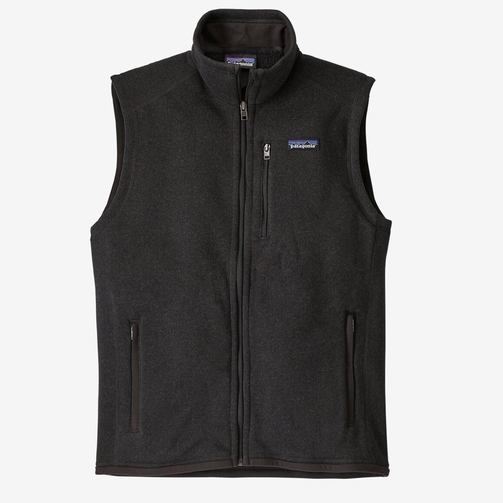 Patagonia Men’s Better Sweater Fleece Vest Size Large Black
